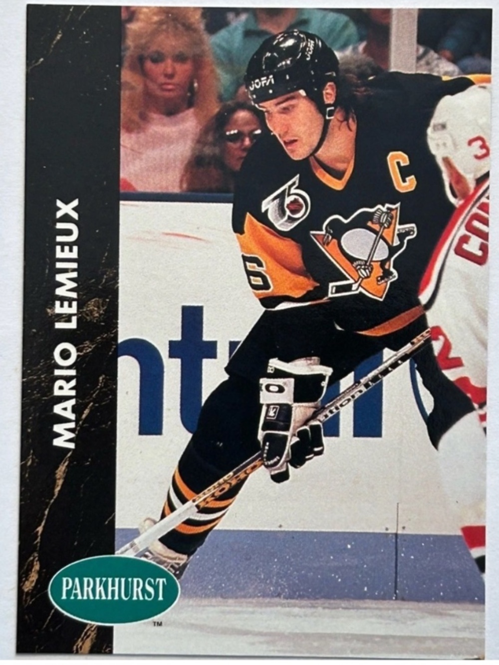 Mario Lemieux 1991/92 Parkhurst Pittsburgh Penguins Hockey Card